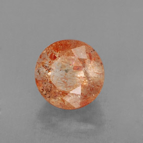 Pierre de Soleil  Orange naturelle Transparent, 1.13 ct, Transparent / Translucide