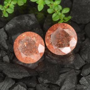 Achetez naturel 6.24ct Orange gingembre Pierre de Soleil  gems, Coupe roude, En provenance Inde chez GemSelect. En stock, livraison internationale!