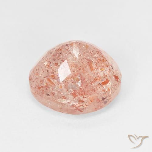 Pierre de soleil Light Grapefruit Pink naturelle Tour, 3.45 ct, Transparent