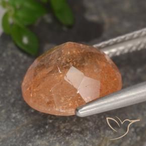 Pierre de soleil Orange moyen naturelle Tour, 3.36 ct, Translucide