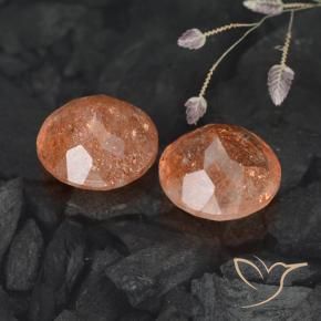 Shop natural 5.89ct Orange rougeâtre Pierre de soleil gems, Tour, from Inde at GemSelect. In stock, global shipping!
