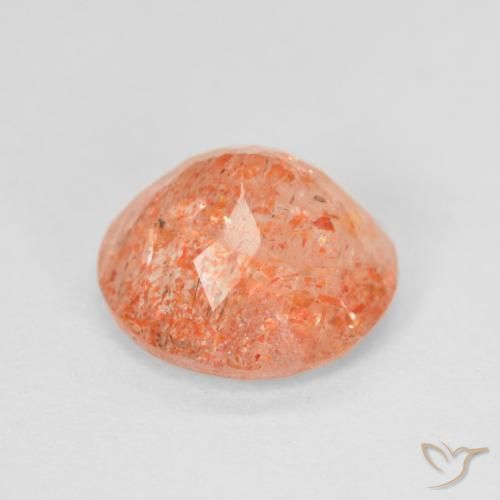 Pierre de soleil Orange gingembre naturelle Tour, 3.19 ct, Translucide
