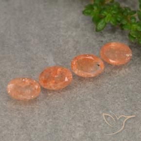 Achetez naturel 2,16ct orange pierre de soleil gems, coupe ovale, en provenance russie chez gemselect. en stock, livraison internationale!