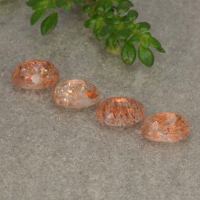 Achetez naturel 2,18ct orange pierre de soleil gems, coupe ovale, en provenance russie chez gemselect. en stock, livraison internationale!