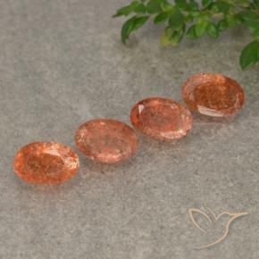 Shop natural 2.09ct Orange igname Pierre de soleil gems, ovale, from Russie at GemSelect. In stock, global shipping!
