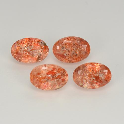 Achetez naturel 2.20ct Orange moyen Pierre de Soleil  gems, Coupe ovale, En provenance Russie chez GemSelect. En stock, livraison internationale!
