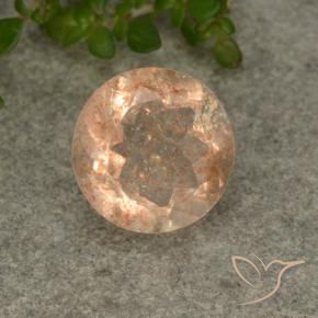 Pierre de soleil Orange clair naturelle Tour, 2.32 ct, Translucide