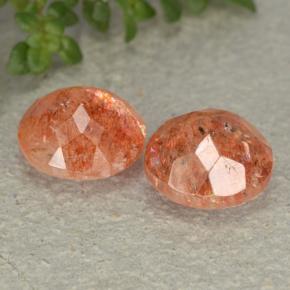 Achetez naturel 5,17ct orange pierre de soleil gems, coupe roude, en provenance inde chez gemselect. en stock, livraison internationale!