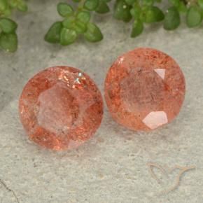 Shop natural 4.55ct Orange rougeâtre Pierre de soleil gems, Tour, from Inde at GemSelect. In stock, global shipping!