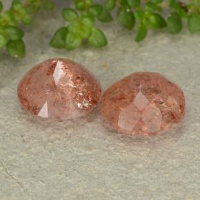 Achetez naturel 4,52ct orange pierre de soleil gems, coupe roude, en provenance inde chez gemselect. en stock, livraison internationale!