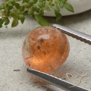 Pierre de soleil Orange moyen naturelle Tour, 2.38 ct, Translucide