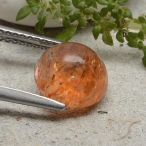 Pierre de soleil Orange moyen naturelle Tour, 2.38 ct, Translucide
