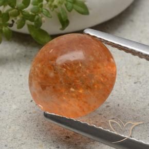 Pierre de soleil Orange moyen naturelle Tour, 2.49 ct, Translucide