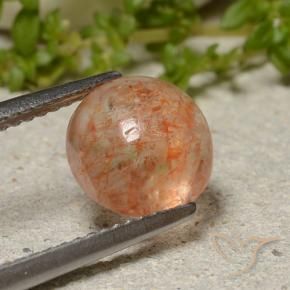Pierre de soleil Orange moyen naturelle Tour, 2.17 ct, Translucide