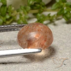 Pierre de soleil Orange moyen naturelle Tour, 2.17 ct, Translucide
