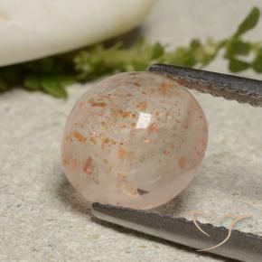 Pierre de soleil Pêche Orange naturelle Tour, 1.89 ct, Translucide
