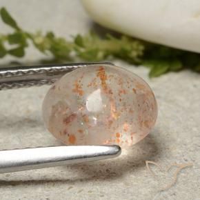 Pierre de soleil Pêche Orange naturelle Tour, 1.89 ct, Translucide