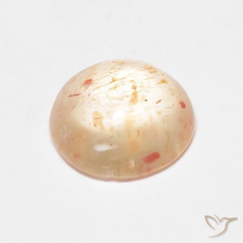 Pierre de soleil Orange cantaloup naturelle Tour, 2.14 ct, Translucide