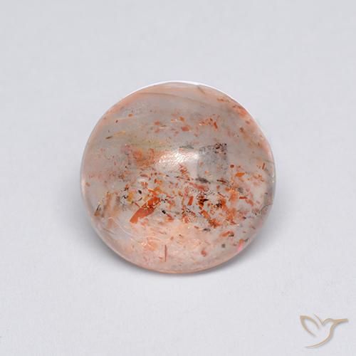 Pierre de soleil Pêche Orange naturelle Tour, 2.13 ct, Transparent