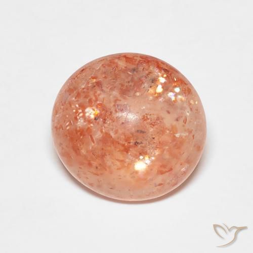 2.03ct Naturel Orange rougeâtre Pierre de soleil, Tour, Translucide