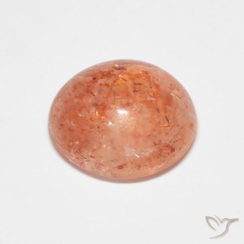 Pierre de soleil Orange rougeâtre naturelle Tour, 2.03 ct, Translucide