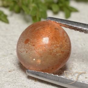 Pierre de soleil Orange moyen naturelle Tour, 2.00 ct, Translucide