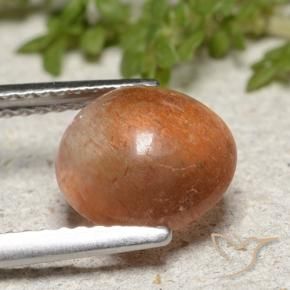 Pierre de soleil Orange moyen naturelle Tour, 2.00 ct, Translucide