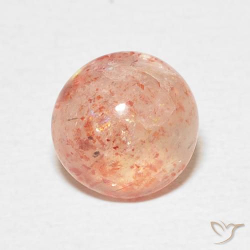 2.34ct Naturel Orange moyen Pierre de soleil, Tour, Translucide