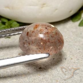 Pierre de soleil Orange clair naturelle Tour, 2.30 ct, Translucide