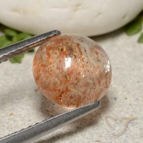 Pierre de soleil Orange moyen naturelle Tour, 1.91 ct, Translucide