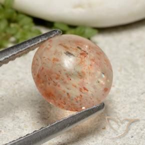 Pierre de soleil Orange clair naturelle Tour, 2.22 ct, Translucide