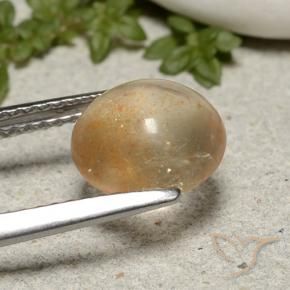 Pierre de soleil Orange cantaloup naturelle Tour, 2.05 ct, Translucide