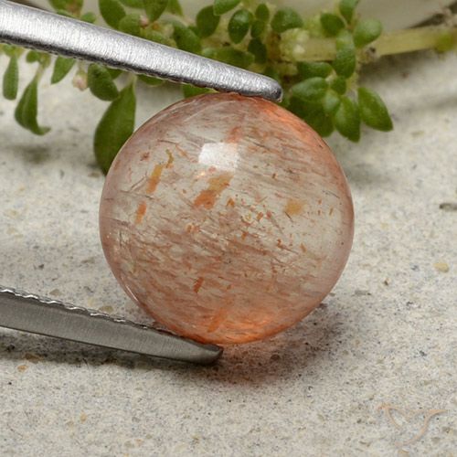 2.28ct Naturel Orange moyen Pierre de soleil, Tour, Translucide