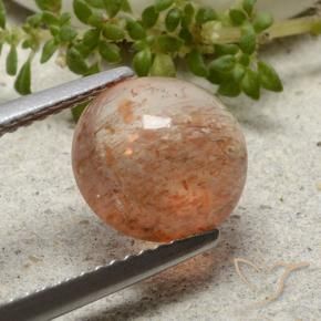 Pierre de soleil Orange moyen naturelle Tour, 2.28 ct, Translucide