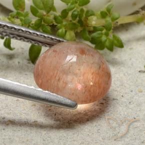 Pierre de soleil Orange moyen naturelle Tour, 2.28 ct, Translucide