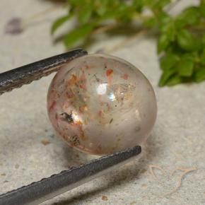 Pierre de soleil Orange clair naturelle Tour, 2.37 ct, Translucide