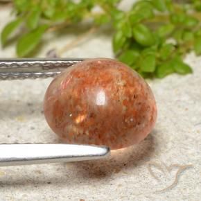Pierre de soleil Orange moyen naturelle Tour, 2.04 ct, Translucide