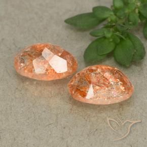 Shop natural 1.72ct Orange moyen-léger Pierre de soleil gems, ovale, from Russie at GemSelect. In stock, global shipping!