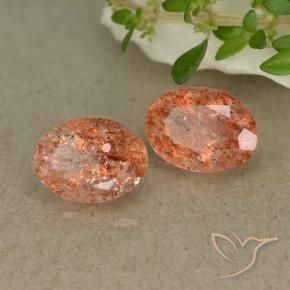 Shop natural 1.61ct Orange moyen Pierre de soleil gems, ovale, from Russie at GemSelect. In stock, global shipping!