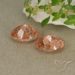 Shop natural 1.61ct Orange moyen Pierre de soleil gems, ovale, from Russie at GemSelect. In stock, global shipping!
