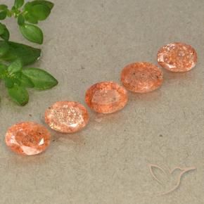 Shop natural 3.92ct Orange rougeâtre Pierre de soleil gems, ovale, from Russie at GemSelect. In stock, global shipping!