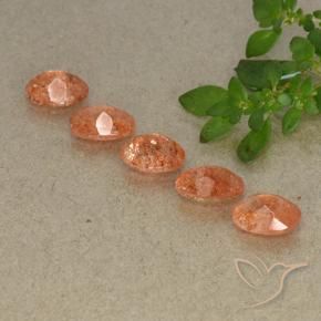 Shop natural 3.92ct Orange rougeâtre Pierre de soleil gems, ovale, from Russie at GemSelect. In stock, global shipping!