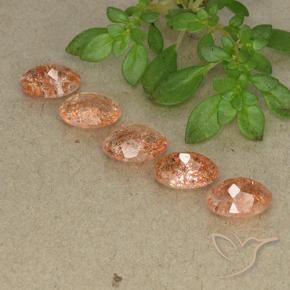 Achetez naturel 3.60ct Orange gingembre Pierre de Soleil  gems, Coupe ovale, En provenance Russie chez GemSelect. En stock, livraison internationale!