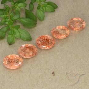 Shop natural 3.24ct Orange moyen-léger Pierre de soleil gems, ovale, from Russie at GemSelect. In stock, global shipping!