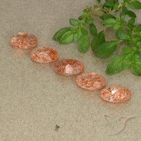 Shop natural 3.24ct Orange moyen-léger Pierre de soleil gems, ovale, from Russie at GemSelect. In stock, global shipping!