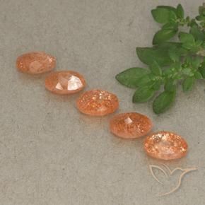 Shop natural 4.20ct Orange moyen Pierre de soleil gems, ovale, from Russie at GemSelect. In stock, global shipping!