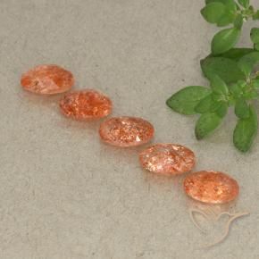 Shop natural 3.17ct Orange moyen Pierre de soleil gems, ovale, from Russie at GemSelect. In stock, global shipping!