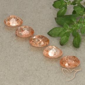 Shop natural 3.94ct Orange moyen Pierre de soleil gems, ovale, from Russie at GemSelect. In stock, global shipping!