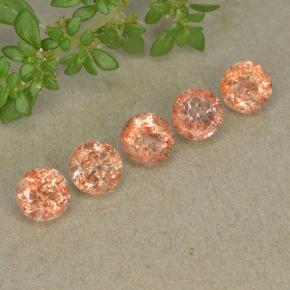 Achetez naturel 2.47ct Orange Pierre de Soleil  gems, Coupe roude, En provenance Inde chez GemSelect. En stock, livraison internationale!