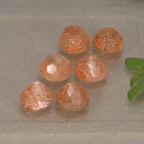 Achetez naturel 3.64ct Orange rougeâtre Pierre de Soleil  gems, Coupe roude, En provenance Inde chez GemSelect. En stock, livraison internationale!